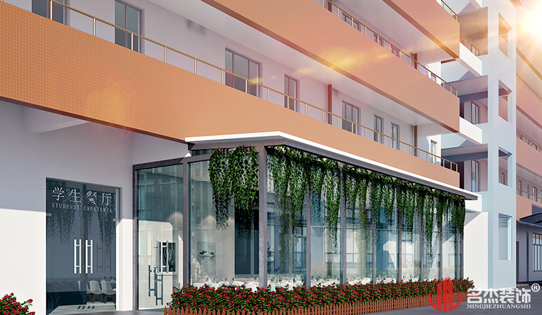 番禺学校食堂装修