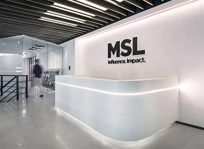 来自MSL明思力上海办公室装修设计分享