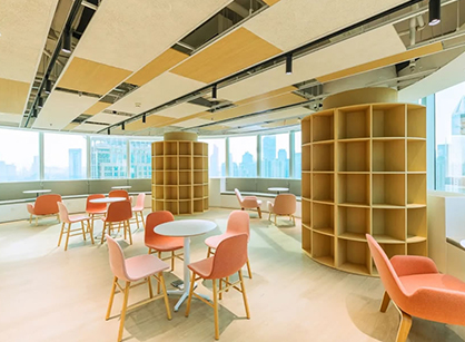 Payoneer派安盈办公空间装修设计是怎样的