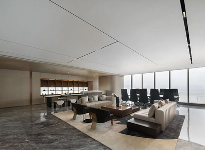 营造感官一体化的办公装修设计空间是怎样设计的——中联能源集团